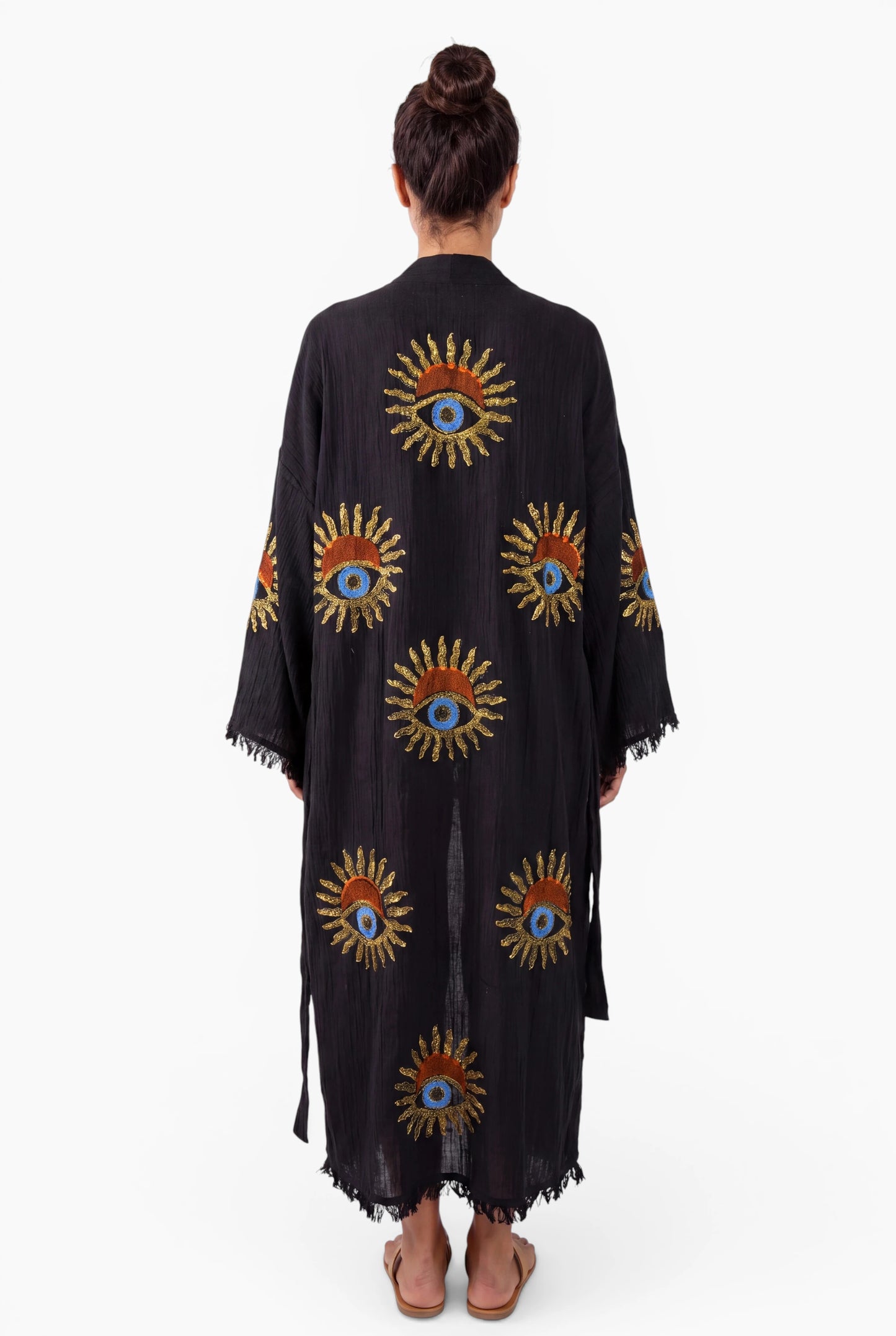 Black Sunrise Nazar Kimono