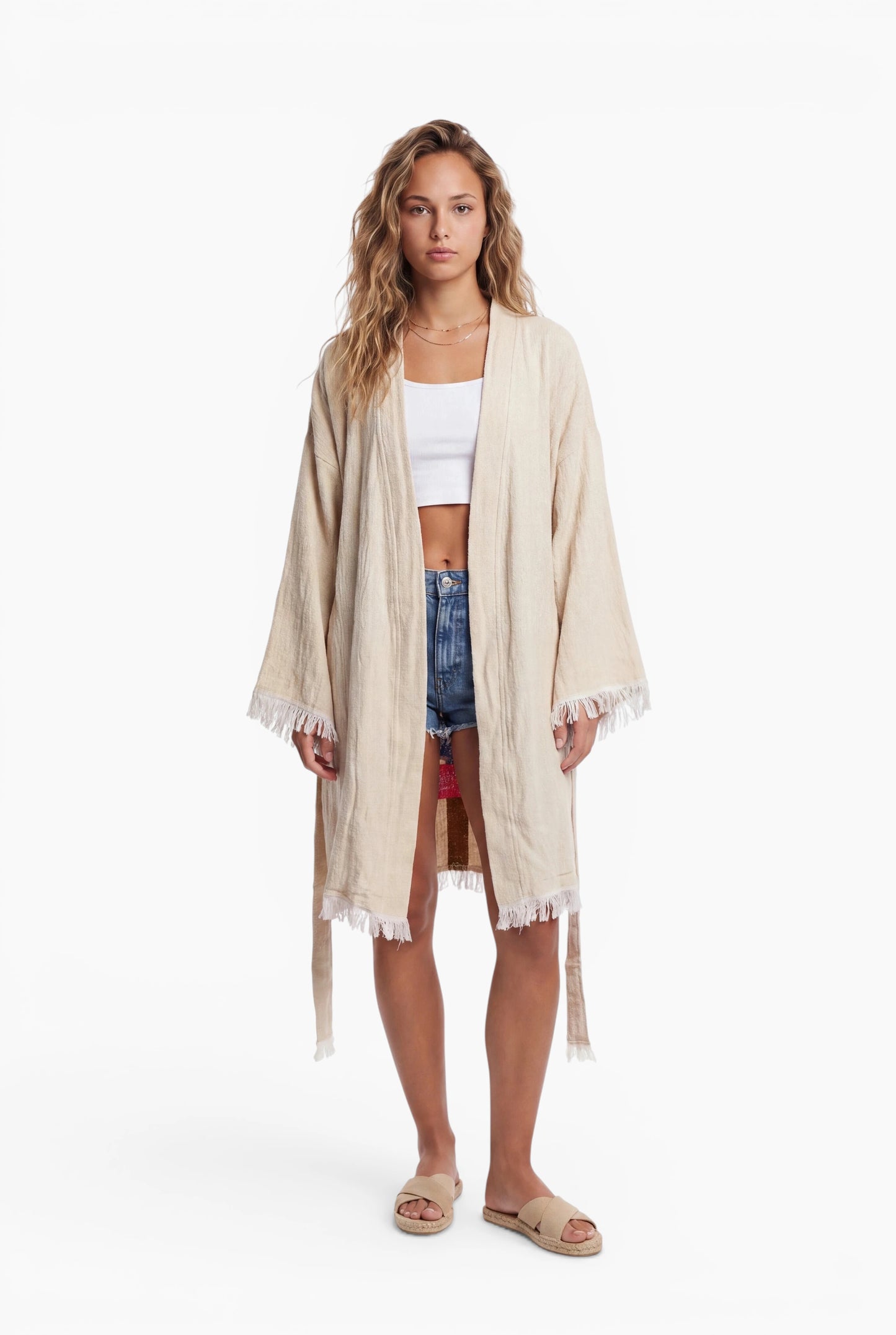 Short Côte d'Azur Kimono