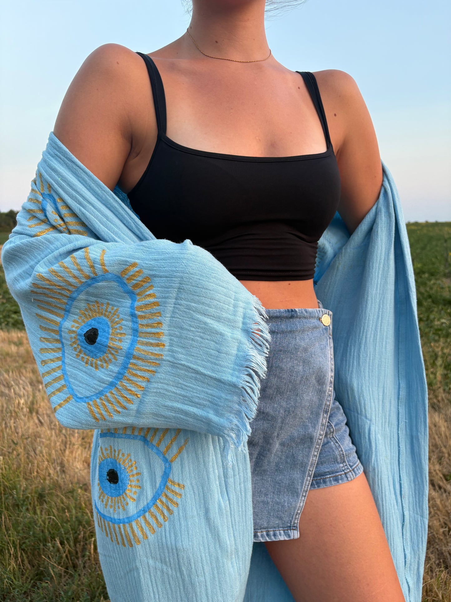 Sky Nazar Kimono