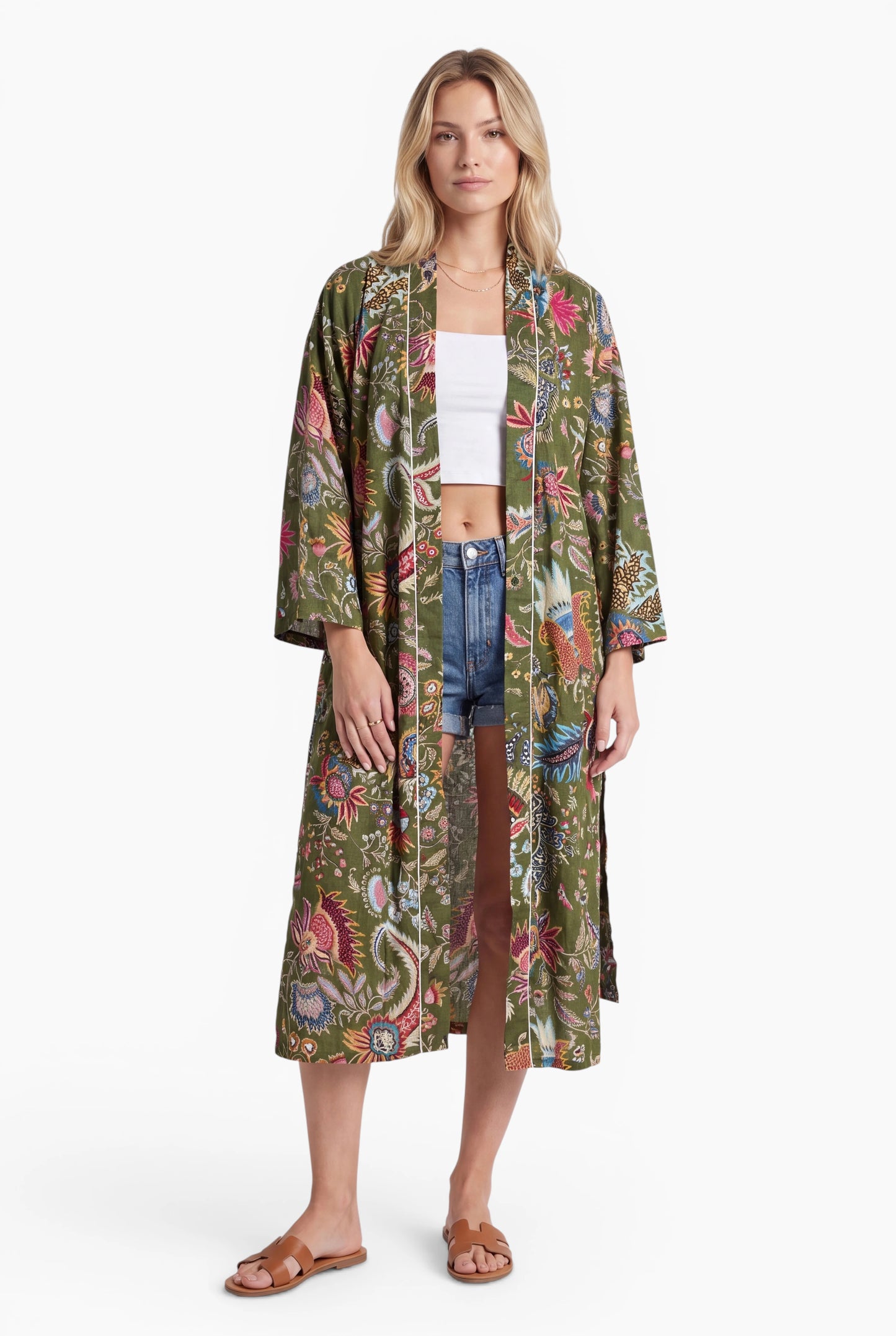 Flower garden Kimono