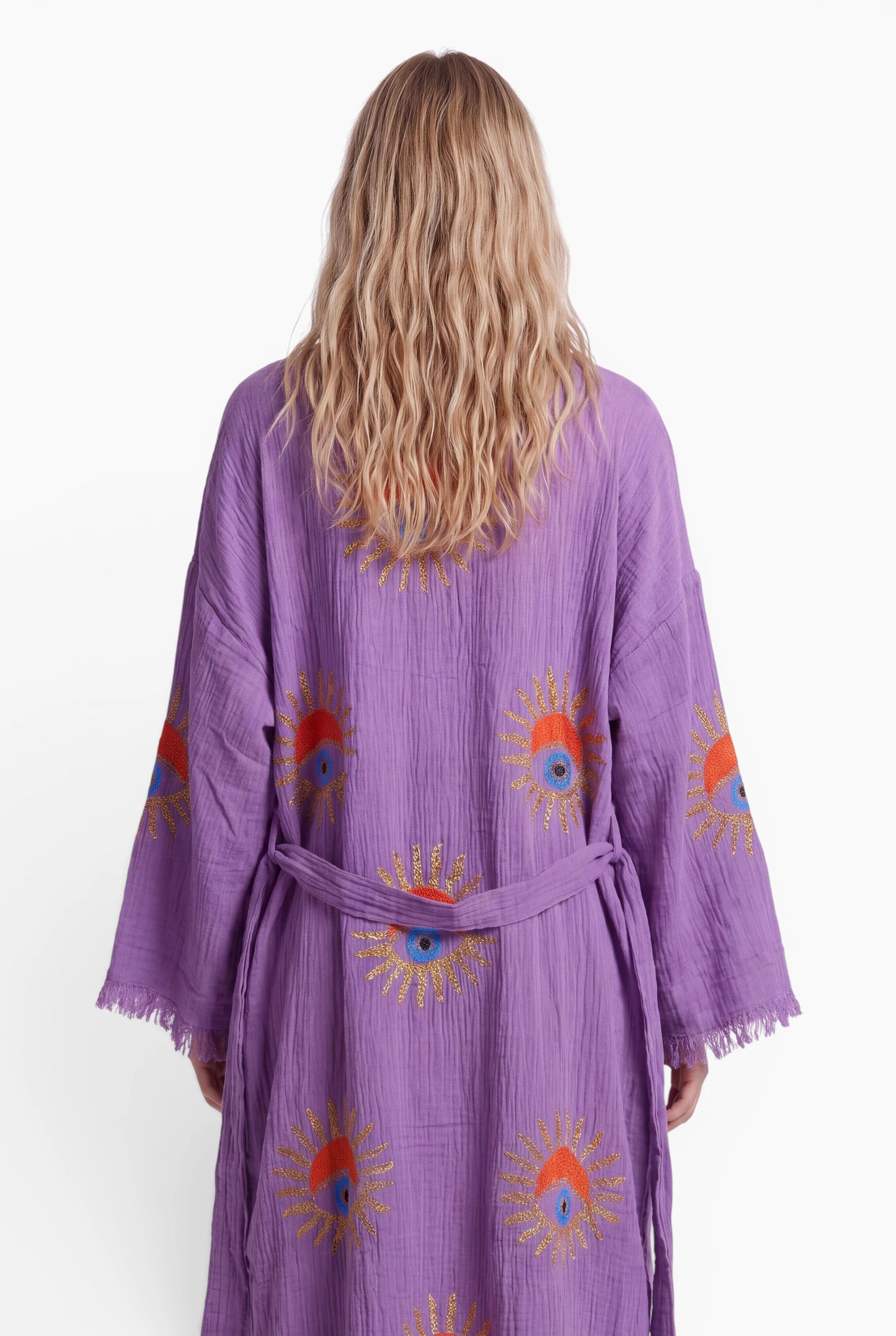 Violet Sunrise Nazar Kimono